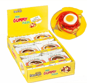 Raindrops Gummy Pizza Mini 4.5 " Single Pie 12ct